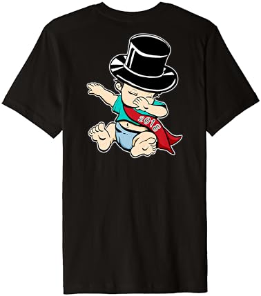 Dabbing Child New Yr 2018 Eve Shirt NYE Get together Hat